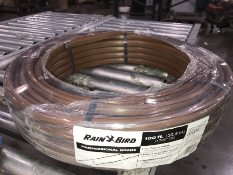 Photo 2 of 1/2 in. x 100 ft. Drip Emitter Tubing Coil by Rain Bird