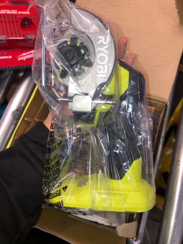 Photo 1 of RYOBI ONE+ HP 18V Brushless Cordless Compact Cut-Off Tool Kit with 1.5 Ah Battery and 18V Charger