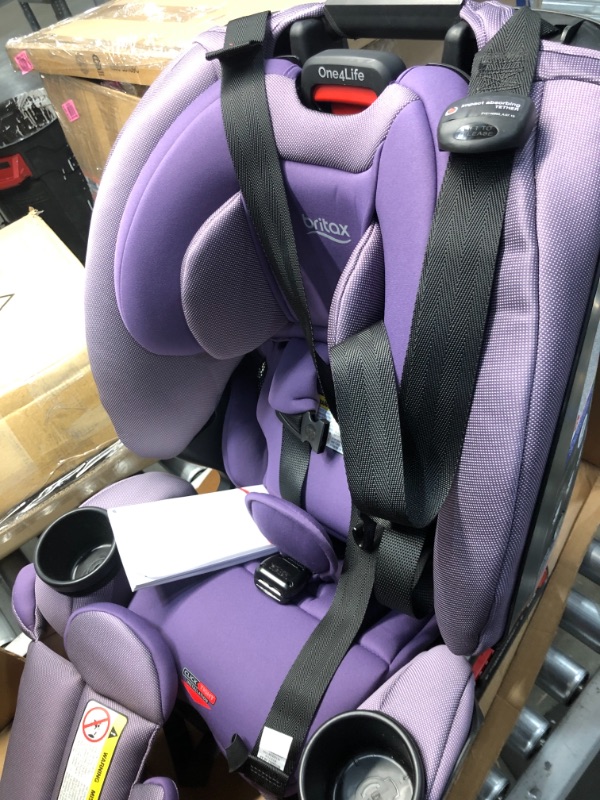 Photo 3 of Britax One4Life ClickTight All-In-One Convertible Car Seat - Plum SafeWash