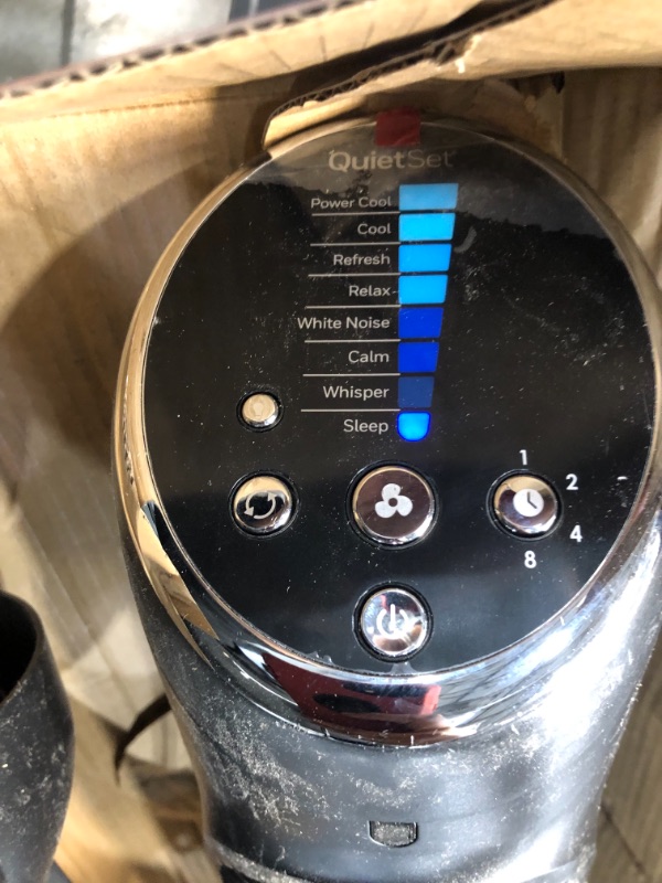 Photo 1 of Honeywell QuietSet Whole Room Tower Fan-Black, HYF290B

