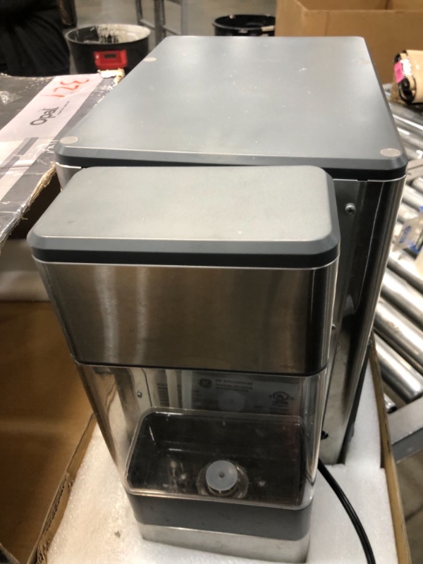 Photo 3 of ***PARTS ONLY**GE Profile Opal | Countertop Nugget Ice Maker with Side Tank | Portable Ice Machine with Bluetooth Connectivity | Smart Home Kitchen Essentials | Stainless Steel Finish | Up to 24 lbs. of Ice Per Day
