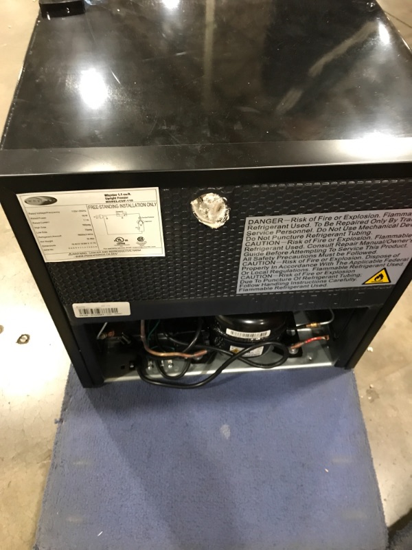 Photo 1 of Whynter CUF-110B Energy Star 1.1 Cubic Feet Upright Lock, Black Freezer
