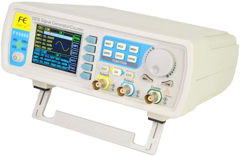 Photo 1 of LeTkingok FY6800 Dual-Channel DDS Arbitrary Signal Generator Frequency Meter VCO, Burst, Modulation Function 14bits, 250MSa/s (FY6800-60M)
