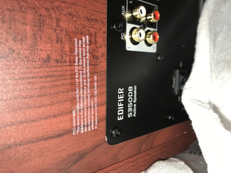 Photo 1 of Edifier S350DB Bookshelf Speaker and Subwoofer 2.1 Speaker System Bluetooth v4.1 aptX Wireless Sound for Computer Rooms, Living Rooms and Dens
