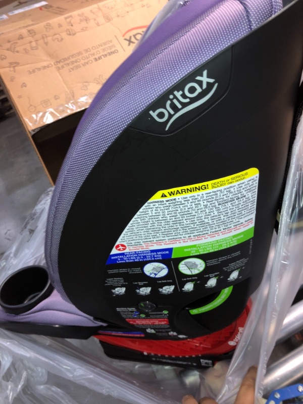 Photo 3 of Britax One4Life ClickTight All-In-One Convertible Car Seat - Plum SafeWash