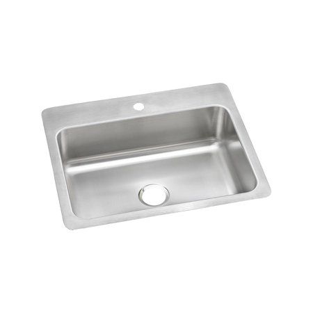 Photo 1 of Dayton Stainless Steel 27" X 22" X 8", Single Bowl Dual Mount Sink, 1 Hole