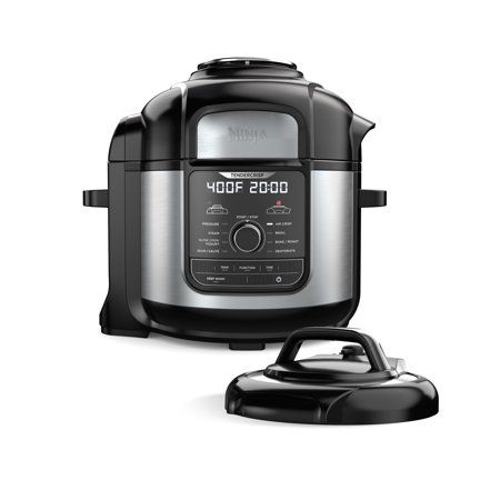 Photo 1 of Ninja Foodi 8-qt. 9-in-1 Deluxe XL Pressure Cooker & Air Fryer - Stainless Steel, One Size , Black
