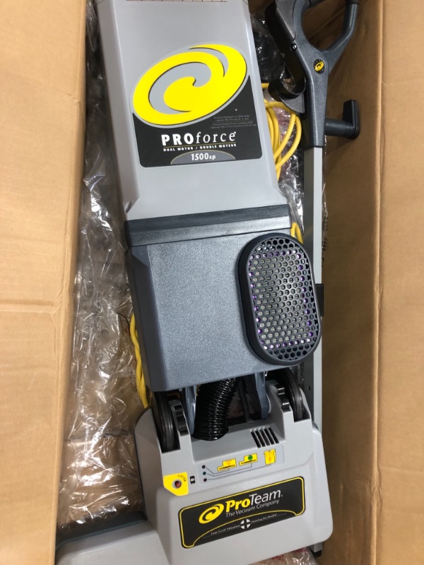 Photo 2 of *READ BELOW* ProTeam ProForce 1500XP 3.25 Quart Multifunctional Upright Vacuum Cleaner with On Board Tools and 50 Foot Extension Cord