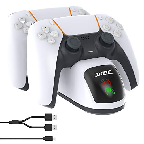 Photo 1 of NexiGo Dobe Upgraded PS5 Controller Charger, Dual Charing Station with LED Indicator, High Speed, Fast Charging Dock for Playstation 5 DualSense Contr PACK OF 2*****