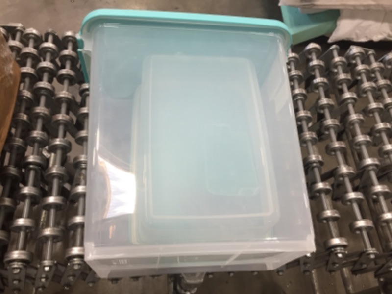 Photo 1 of IRIS Airtight Food Storage Container & Scoop Combo  (DAMAGED SEE PICTURE)
