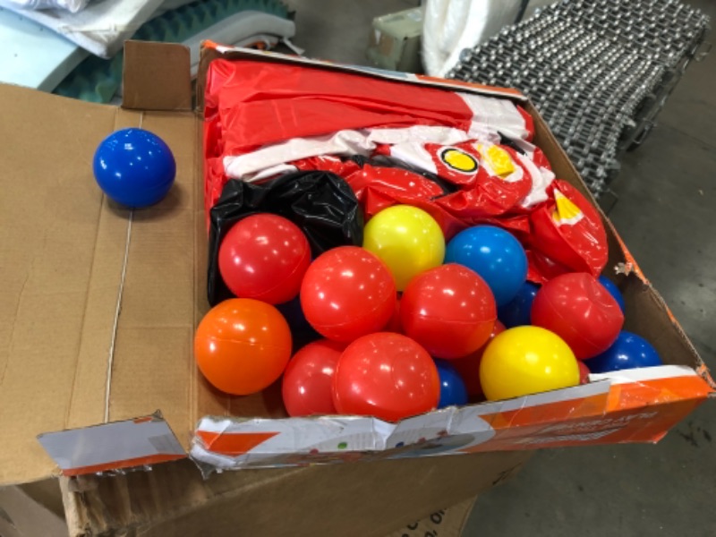 Photo 2 of BANZAI Rescue Fire Team Play Center Ball Pit with 20 Balls, Toy
