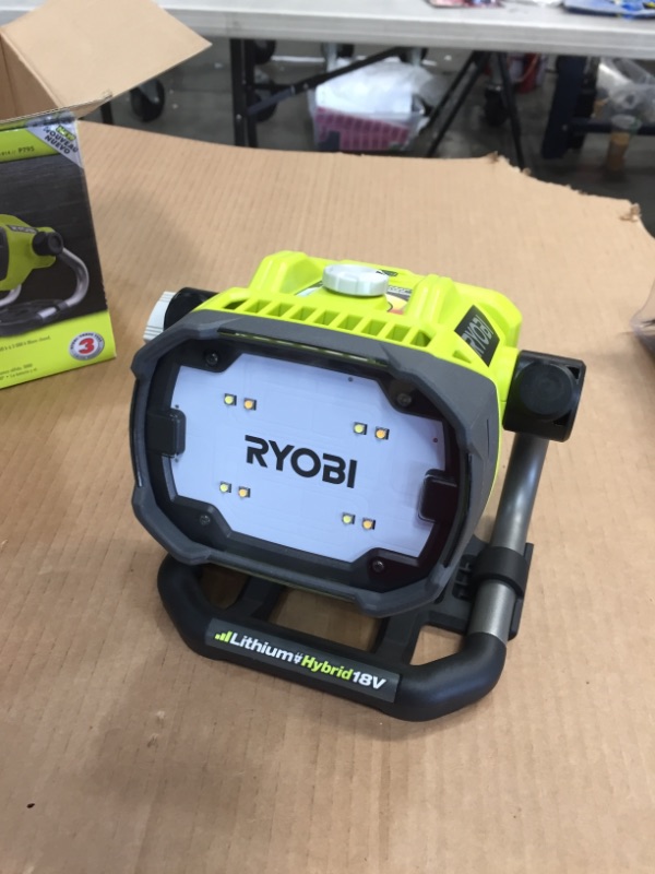 Photo 3 of RYOBI ONE+ 18V Hybrid LED Color Range Work Light (Tool Only)
