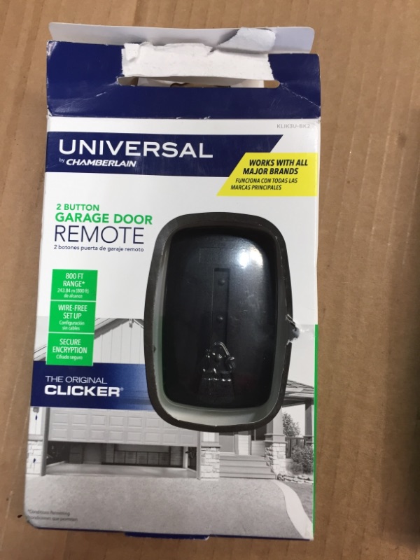 Photo 2 of Universal Clicker Black Garage Door Remote Control