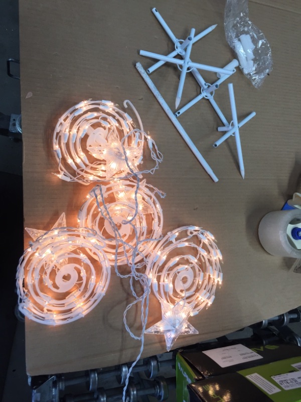 Photo 1 of BUNDLE OF CHRISTMAS LIGHTS, 3 SETS
**USED, ALL FUNCTION, NO STOCK IMAGES AVAILABLE**