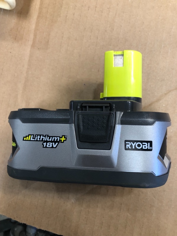 Photo 1 of RYOBI LITHIUM 18V 4AH P108 LI-ION 18V 
**USED, UNPACKAGED**