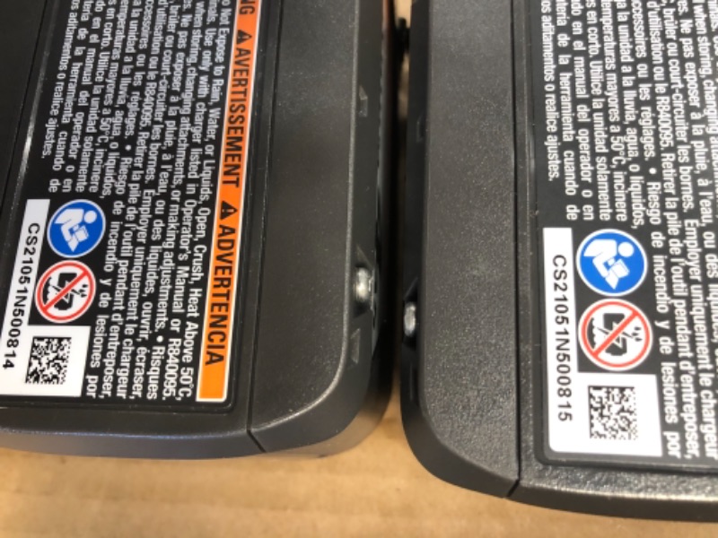 Photo 2 of RIDGID 18V Lithium-Ion 4.0 Ah Battery (2-Pack)
