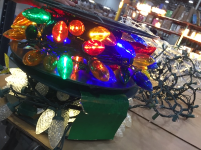 Photo 1 of BUNDLE OF CHRISTMAS LIGHTS
**USED, FEW LIGHTS DO NOT WORK, MAJORITY DO FUNCTION, NO STOCK PHOTO**