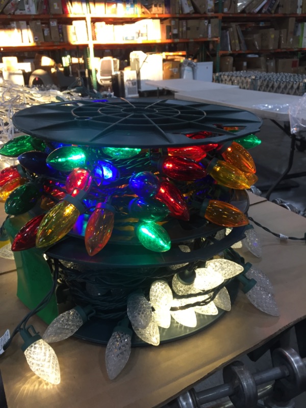 Photo 2 of BUNDLE OF CHRISTMAS LIGHTS
**USED, FEW LIGHTS DO NOT WORK, MAJORITY DO FUNCTION, NO STOCK PHOTO**