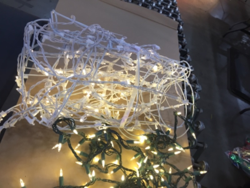 Photo 4 of BUNDLE OF CHRISTMAS LIGHTS
**USED, FEW LIGHTS DO NOT WORK, MAJORITY DO FUNCTION, NO STOCK PHOTO**