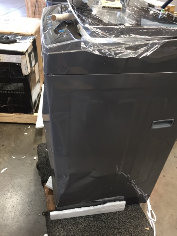 Photo 2 of ****PARTS ONLY****MAJOR DAMAGE***
COMFEE’ 1.6 CU.FT Portable Washing Machine, 11lbs Capacity Fully Automatic Compact Washer with Wheels, 6 Wash Programs Laundry Washer with Drain