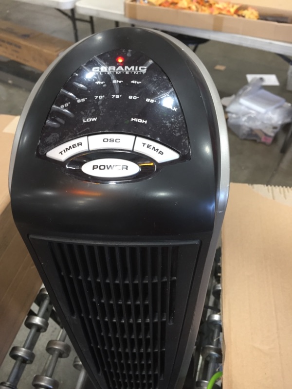 Photo 2 of Lasko 1500W Ceramic Tower Space Heater with Remote,
