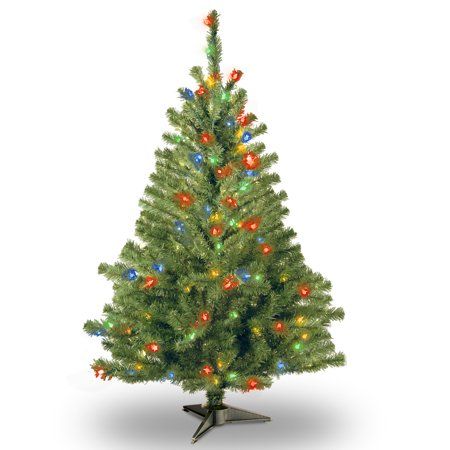 Photo 1 of National Tree Pre-Lit 4' Kincaid Spruce Artificial Christmas Tree with 100 Multi Lights
*** needs a bulb changed***