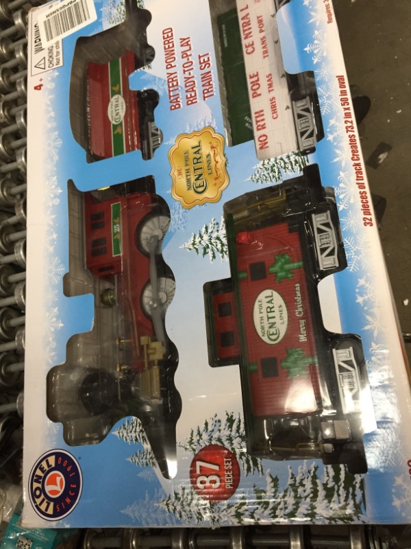 Photo 1 of Lionel Trains North Pole Central Ready to Play Battery Power Christmas Train Set
