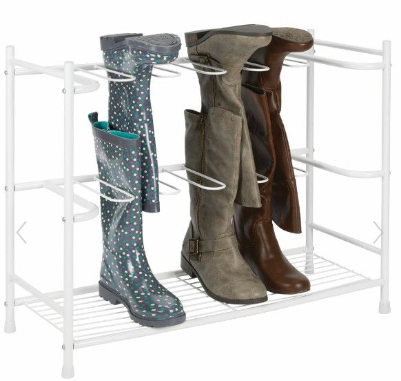 Photo 1 of 6-Pair Metal Boot / Shoe Rack Floor Stand Storage

colors may vary