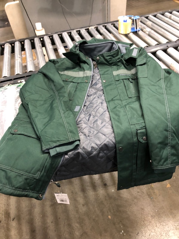 Photo 2 of Arctix Men's Performance Tundra Jacket with Added Visibility Packers Green 