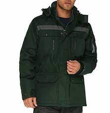 Photo 1 of Arctix Men's Performance Tundra Jacket with Added Visibility Packers Green 