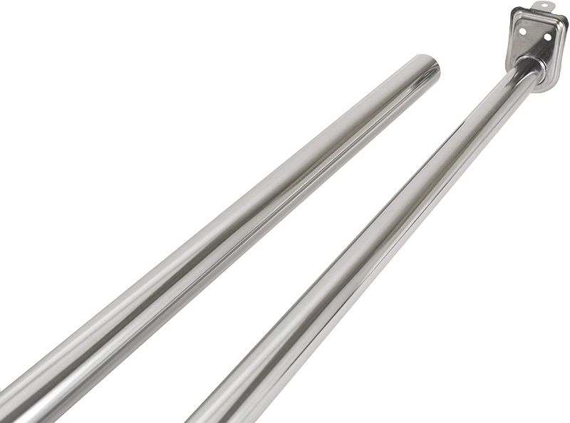 Photo 1 of 2 items
Design House 206045 Adjustable Closet Rod 30-48", Polished Chrome, 30-inch to 48-inch ($14 x 2 )