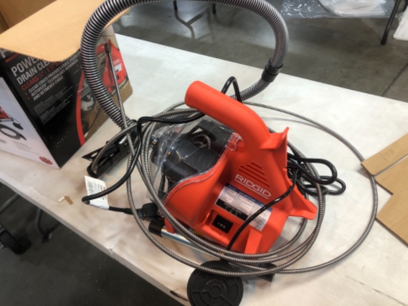 Photo 2 of (does not power on when plugged in)
RIDGID PowerClear Drain Cleaner