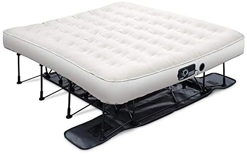 Photo 1 of (DUAL SIDED BROKEN FRAME)
Ivation EZ-Bed (UKNOWN SIZE) Air Mattress with Frame & Rolling Case