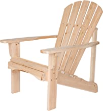 Photo 1 of (CRACKED PLANK; SCRATCHED SURFACE)
Shine Company 4617N Rockport Wooden Outdoor Patio Adirondack Chair, Natural