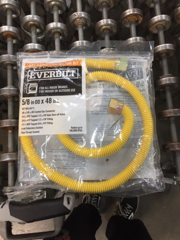 Photo 1 of 4 ft. Gas Range Connector Kit
