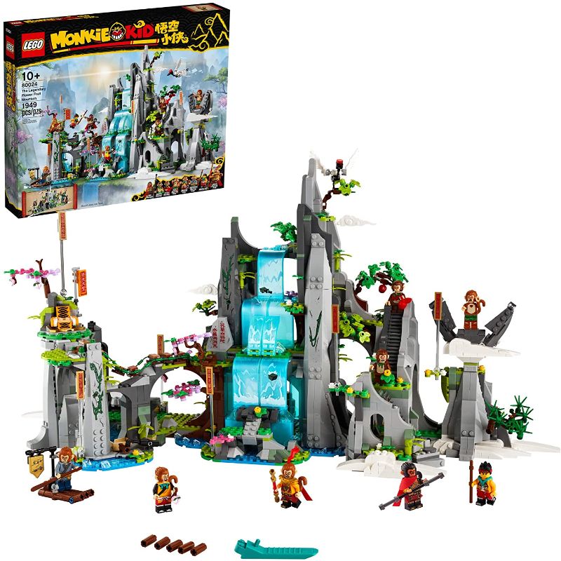 Photo 1 of LEGO Monkie Kid The Legendary Flower Fruit Mountain 80024 Awesome Toy Building Kit (1,947 Pieces) Amazon Exclusive