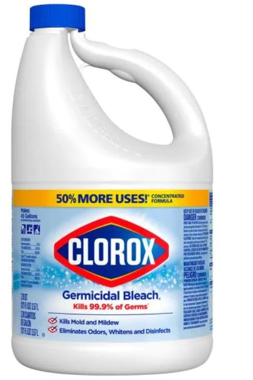 Photo 1 of 2 pck-Clorox 121 oz. Concentrated Germicidal Liquid Bleach Cleaner