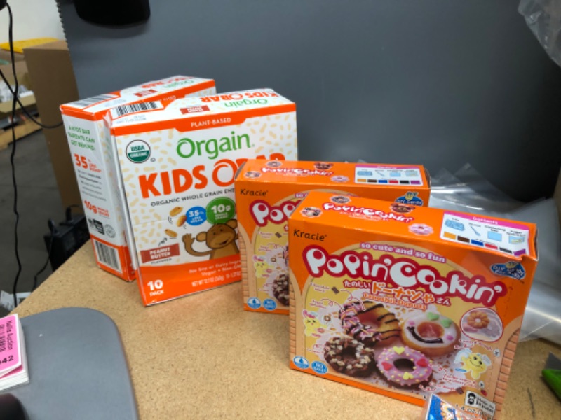 Photo 2 of 2 Orgain Organic Kids O-Bars, Peanut Butter, 10ct  /2 Popin' Cookin'Kit Soft Donuts 