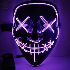 Photo 1 of Halloween Cosplay Light Up Mask Full Face