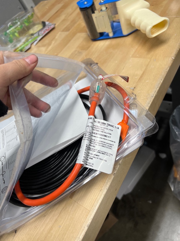 Photo 1 of 18 ft. Automatic Electric Heat Cable Kit