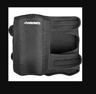 Photo 1 of Husky Low Profile Over/Under Work Knee Pads + medium Heavy Duty Glove (only left handed glove

