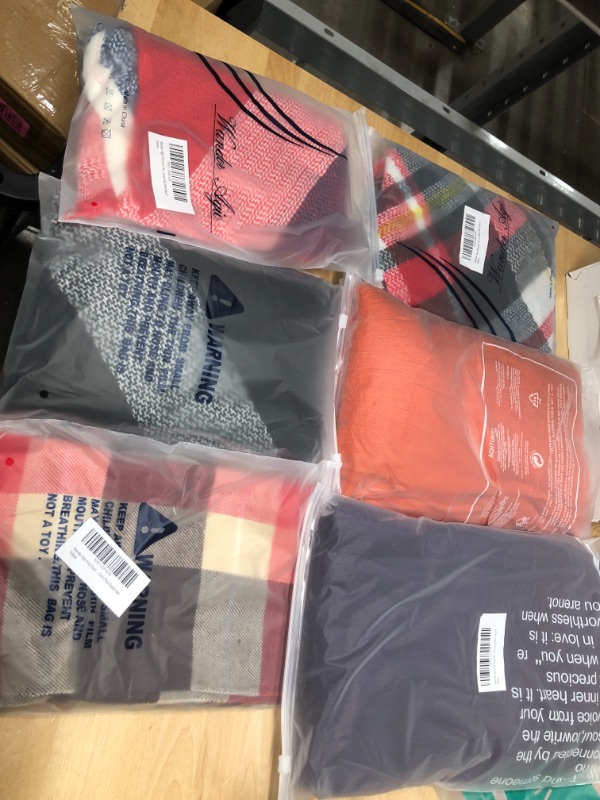 Photo 1 of ***SOLD AS IS * ** NO REFUNDS
BUNDLE OF 6 ASSORTED WANDER AGIO WOMENS WINTER SCARFS (DIFFERENT COLORS AND DESIGNS )