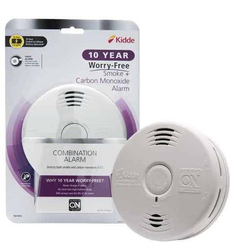 Photo 1 of 10-Year Worry Free Smoke & Carbon Monoxide Detector, Lithium Battery Powered with Photoelectric Sensor and Voice Alarm
