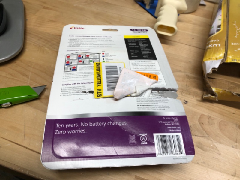 Photo 3 of 10-Year Worry Free Smoke & Carbon Monoxide Detector, Lithium Battery Powered with Photoelectric Sensor and Voice Alarm
