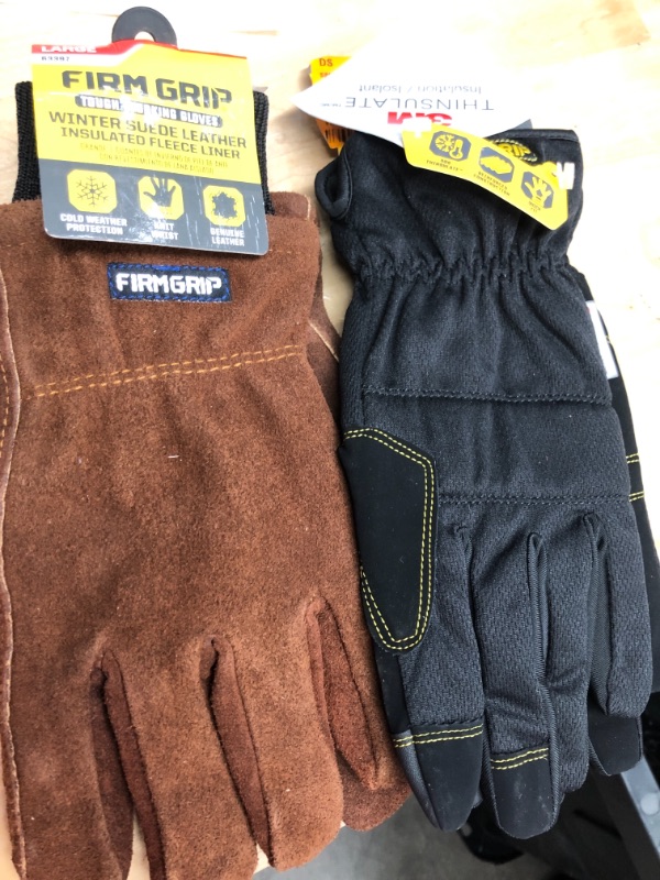 Photo 3 of FIRM GRIP
Large Winter Suede Leather Gloves with Insulated Fleece Liner and 
FIRM GRIP
X-Large Winter Utility Gloves with Thinsulate Liner