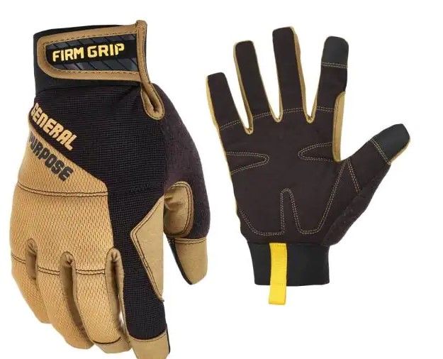 Photo 3 of FIRM GRIP
X-Large Winter GenerFIRM GRIP
Large Winter Suede Leather Gloves with Insulated Fleece Lineral Purpose Gloves with Thinsulate Liner and 
