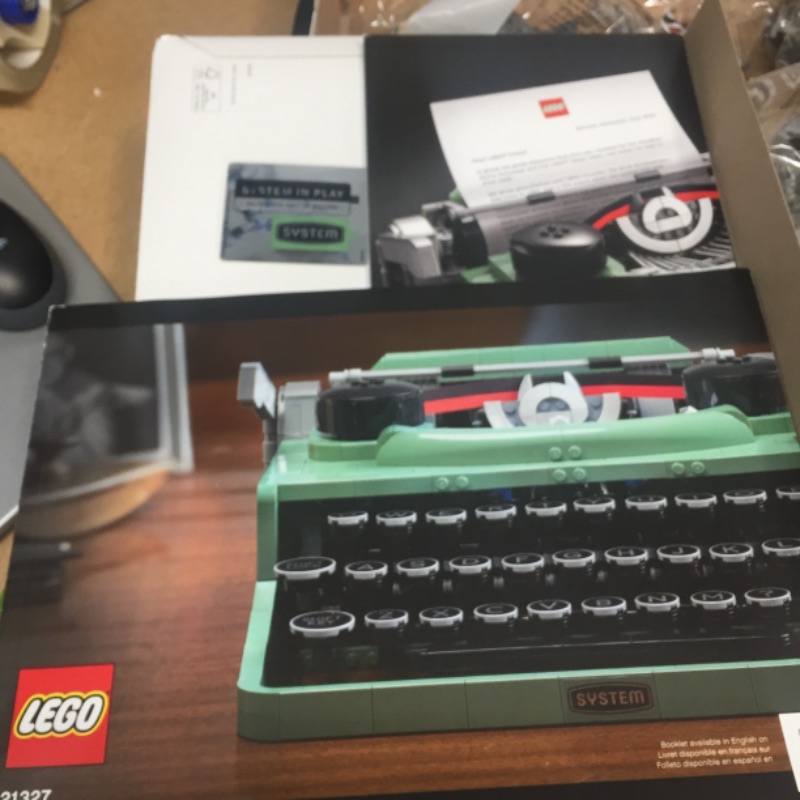 Photo 3 of LEGO Ideas Typewriter 21327 Building Kit; Great Gift Idea for Writers (2,079 Pieces)
