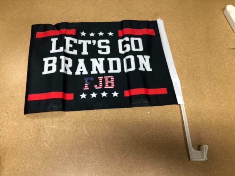 Photo 2 of Let’s Go Brandon Car Flag Window Clip Flag Let’s Go Brandon banners 12"x18"
2-PACK