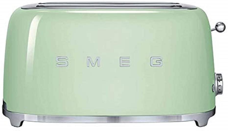 Photo 1 of Smeg TSF02PGUS 50's Retro Style Aesthetic 4 Slice Toaster, Pastel Green
