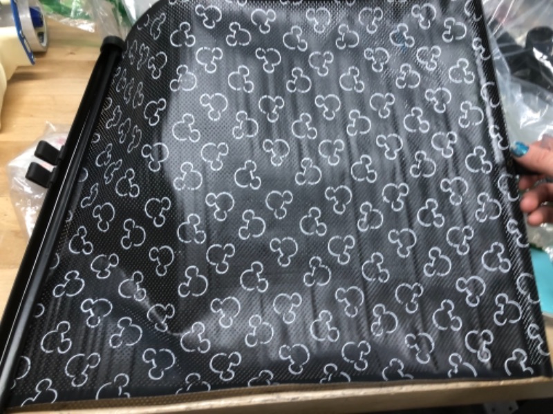 Photo 1 of Disney Baby by J.L. Childress Roller Car Window Sun Shades, 2 Pack, Mickey Black

